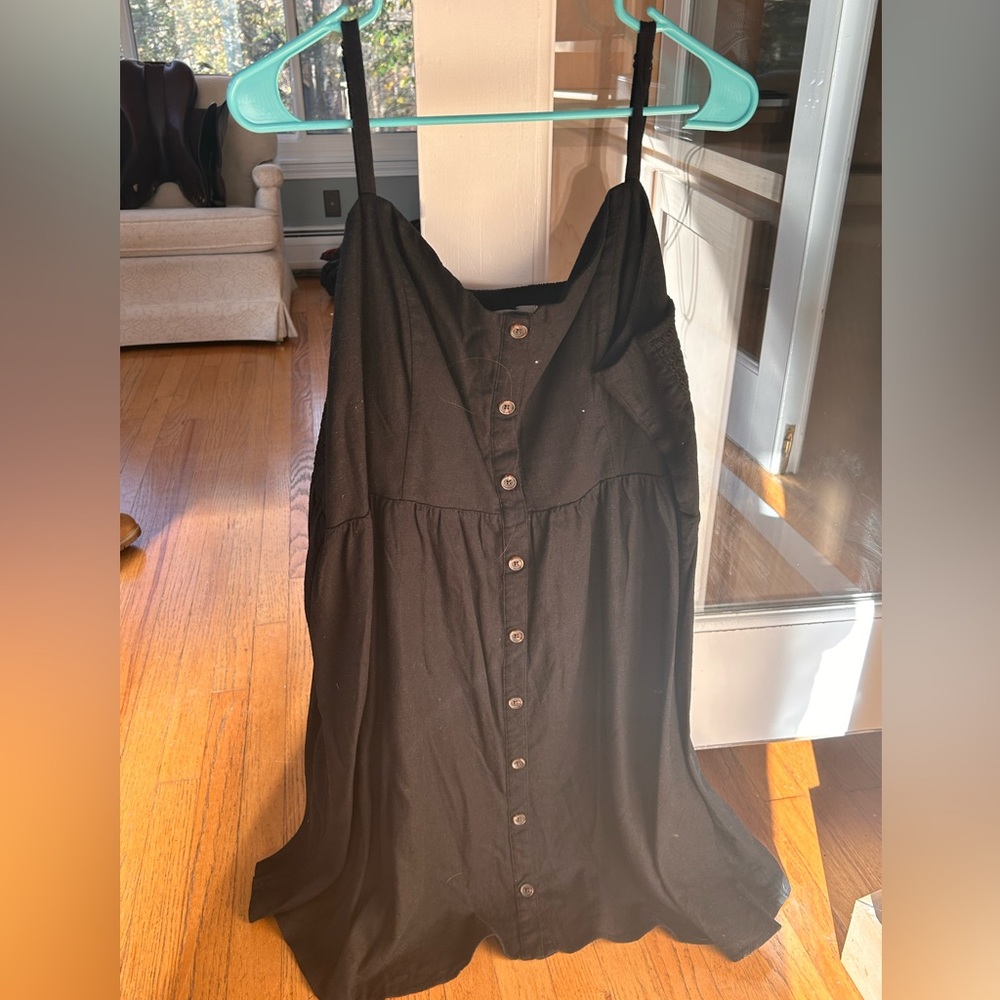 Old Navy- black sinch back sundress, Size xxl